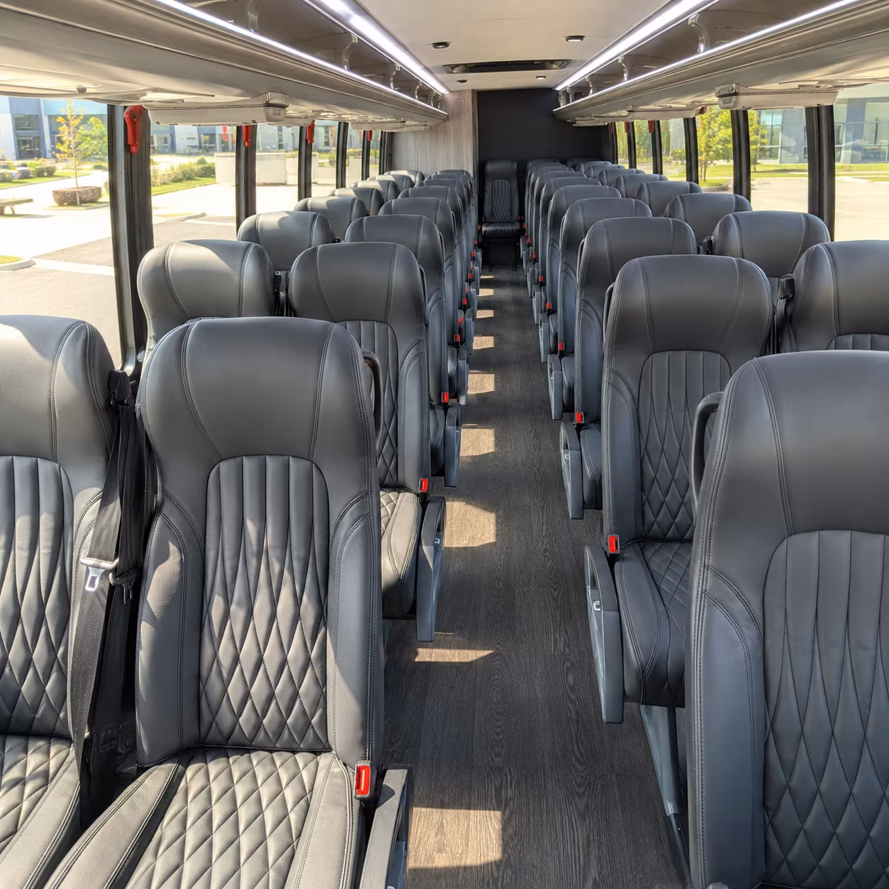 oceanside 28 passenger minibus inside