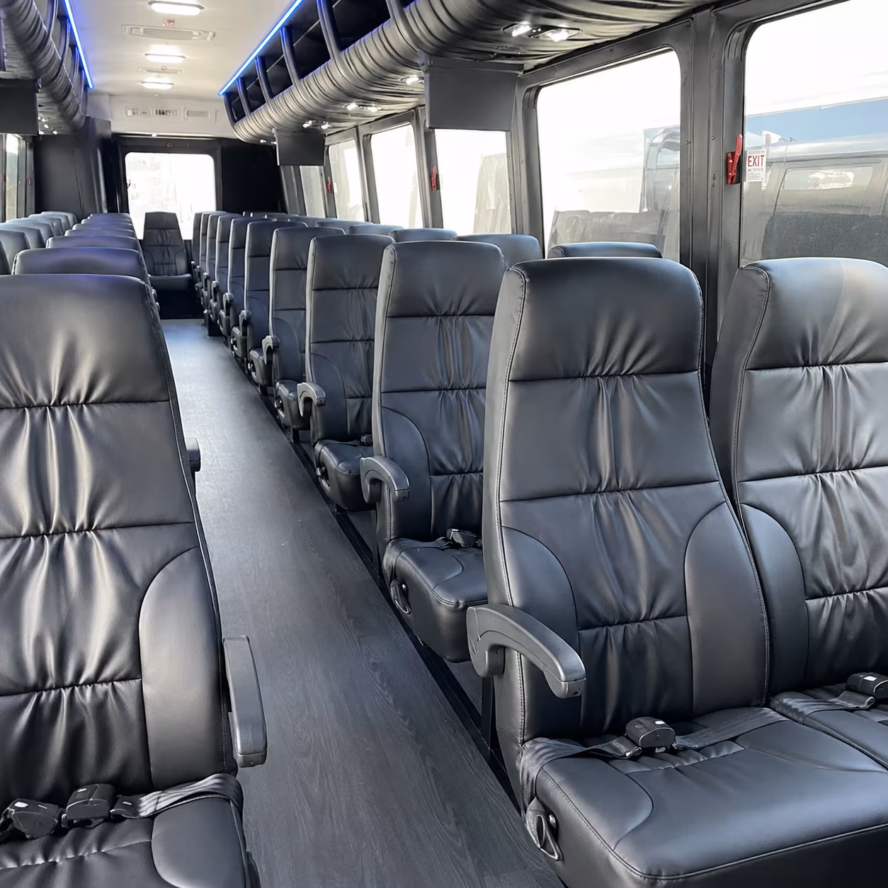 oceanside 30 passenger minibus inside