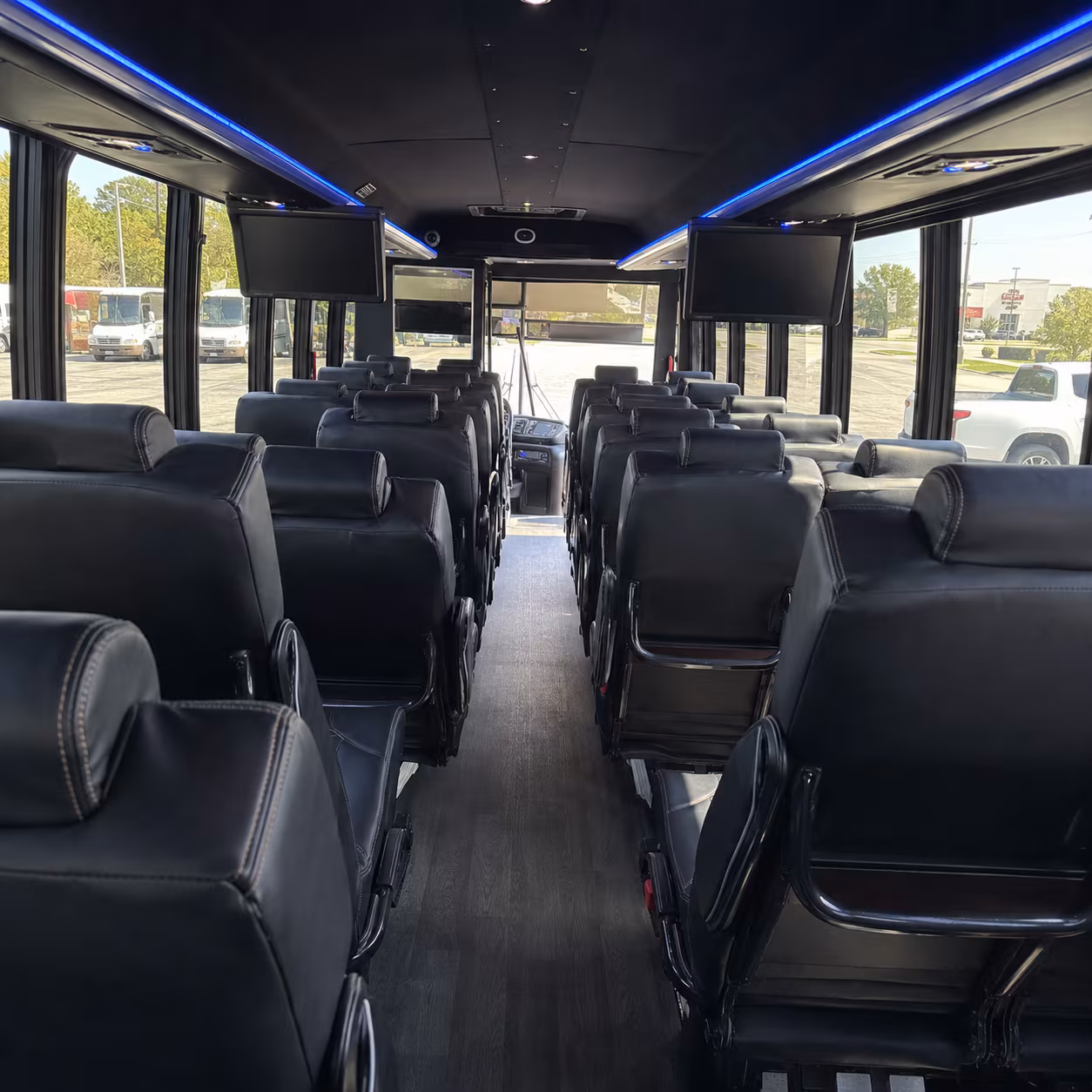 oceanside 35 passenger minibus inside