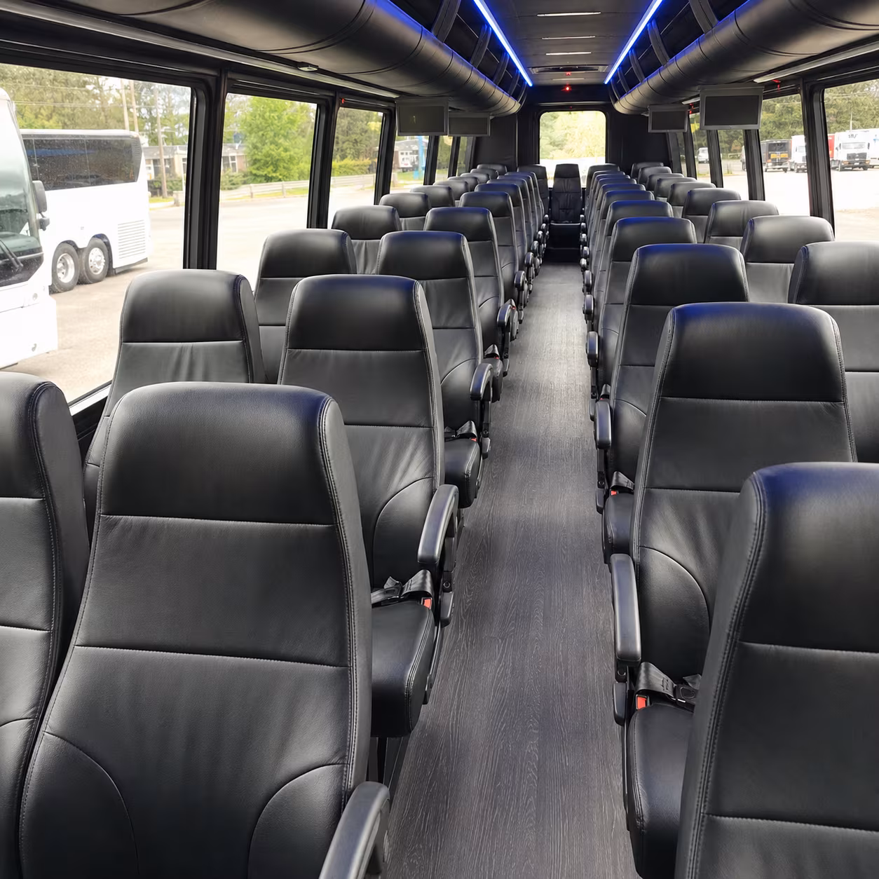 oceanside 35 passenger minibus interior