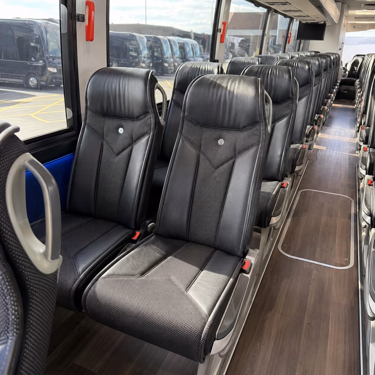 oceanside 40 passenger charter bus interior