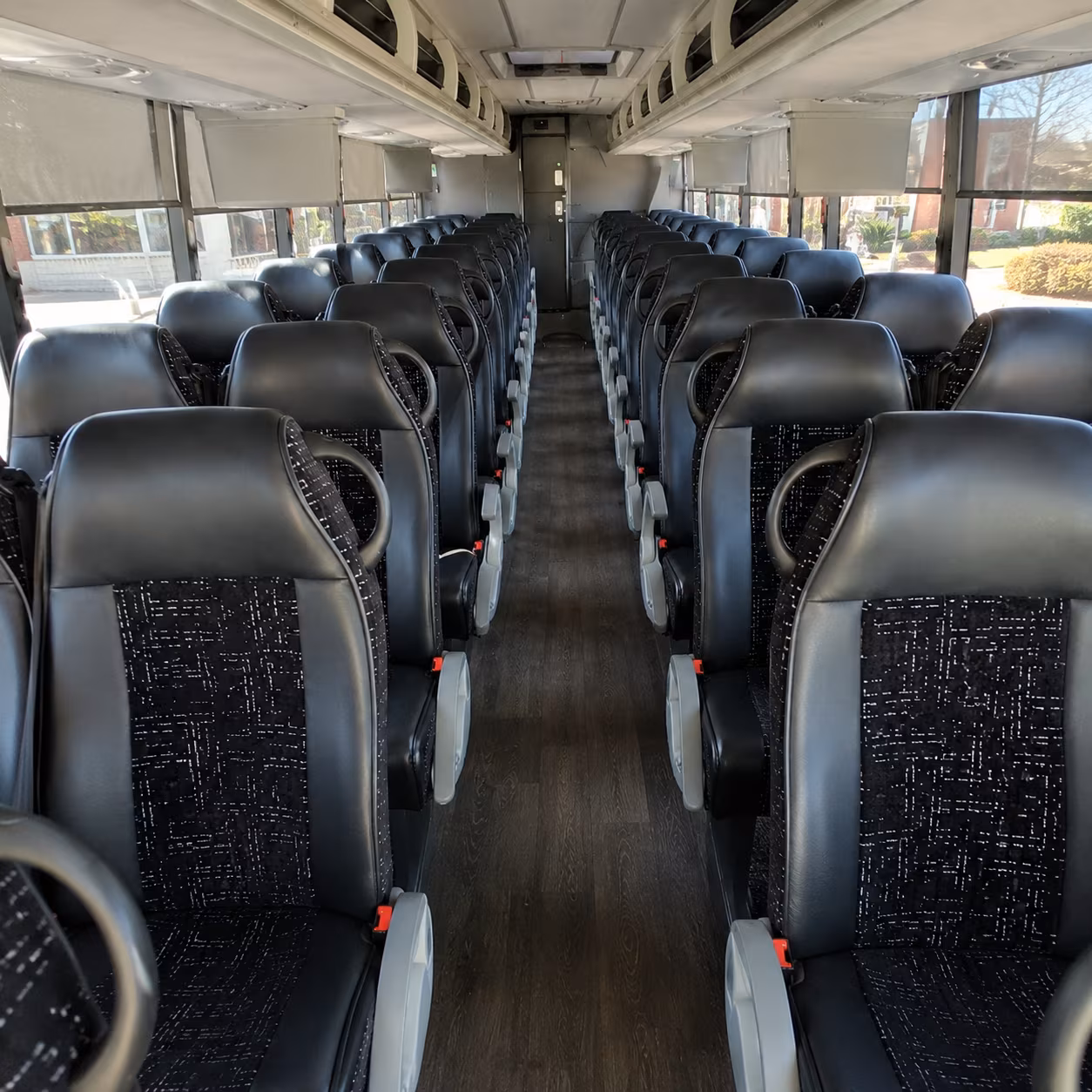 oceanside 54 passenger charter bus inside