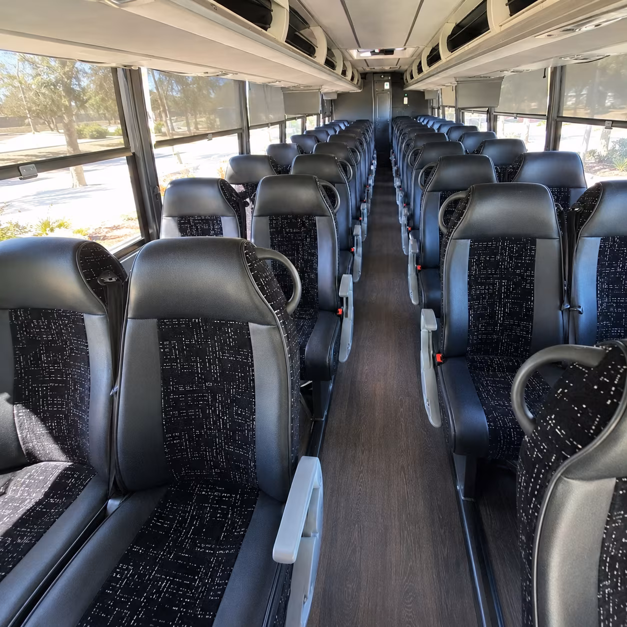 oceanside charter bus inside