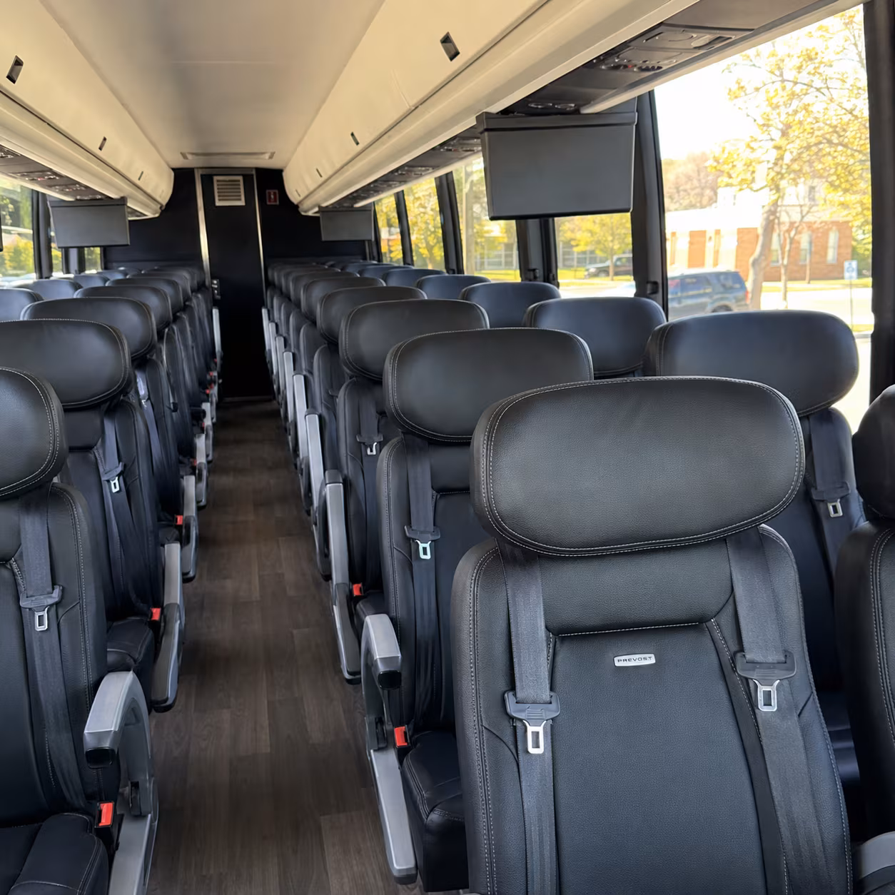 oceanside charter bus interior