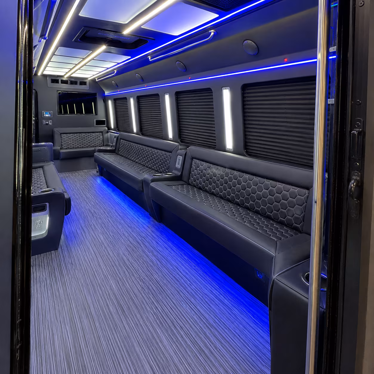 oceanside party bus inside