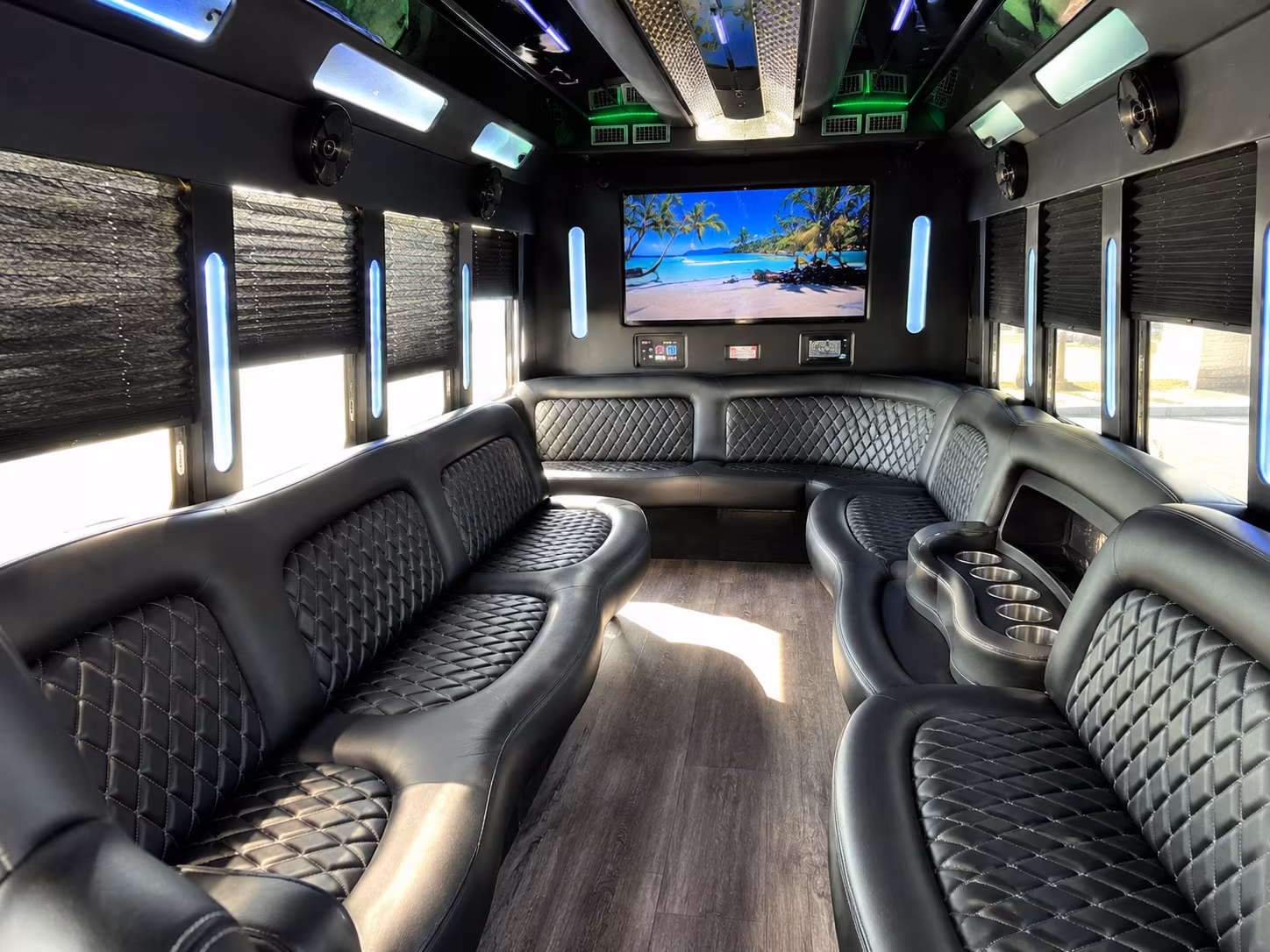oceanside sporting event party bus rental