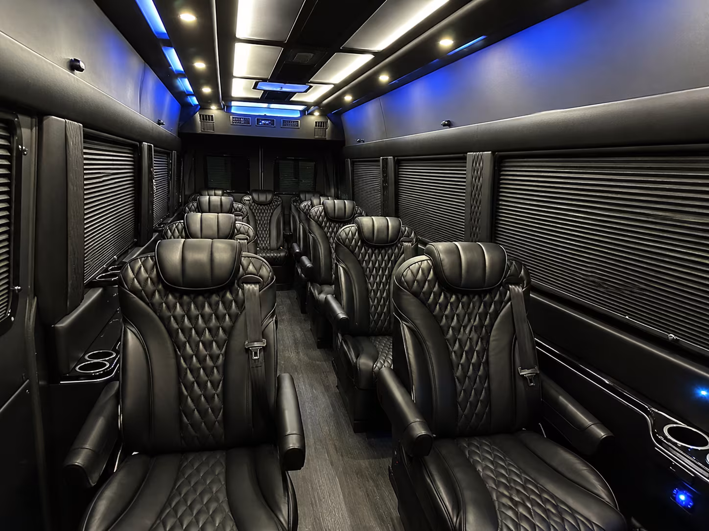 oceanside sprinter van with driver inside